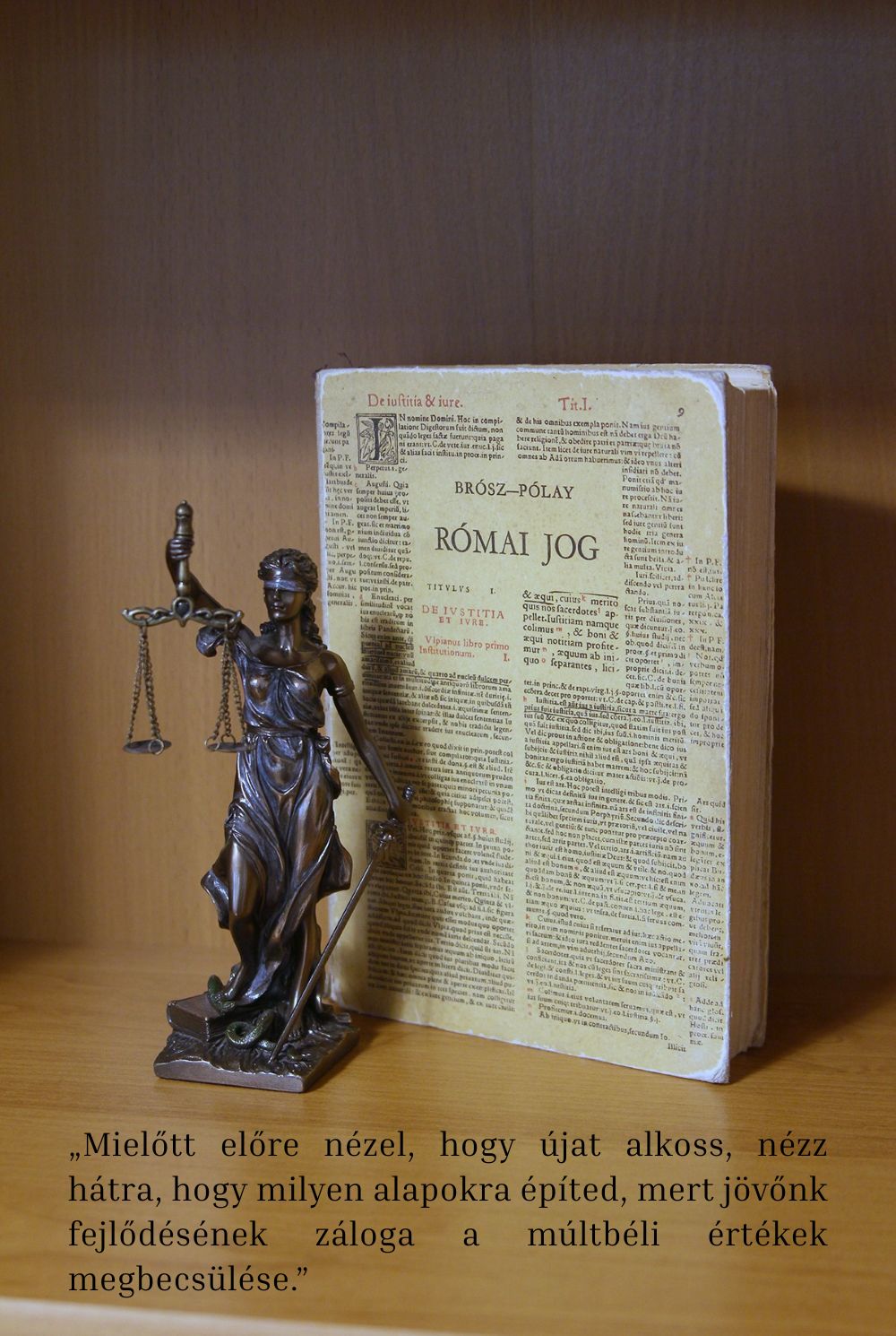 Bronz Justicia szobor